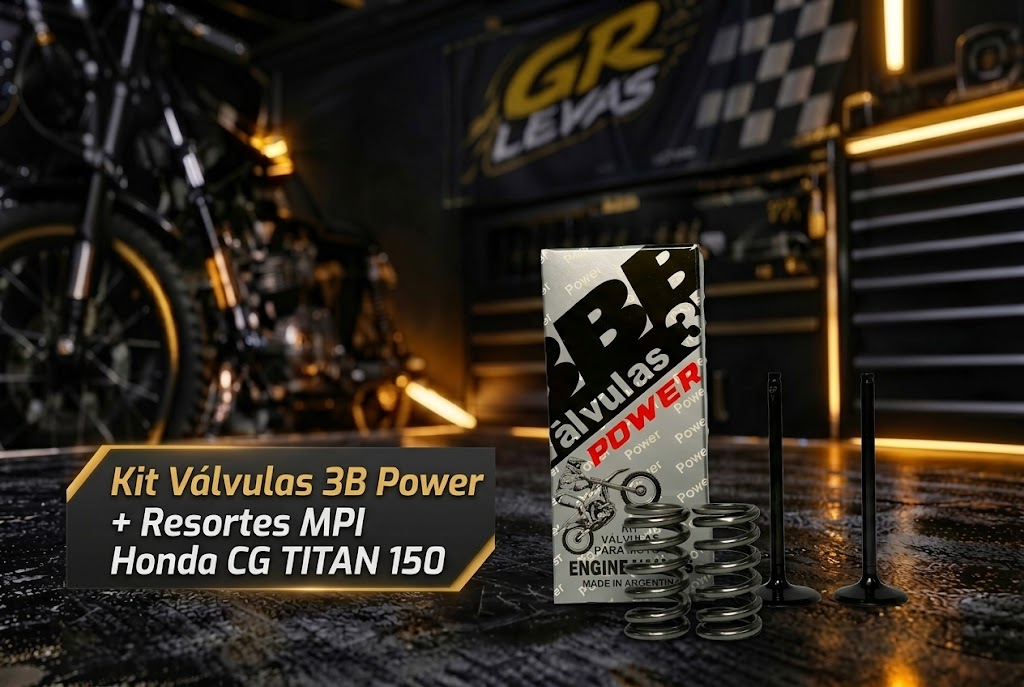 Kit Válvulas 3B Power + Resortes MPI Honda CG TITAN 150