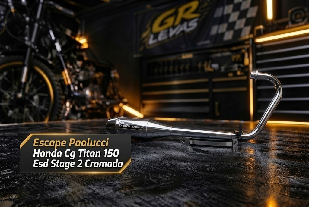 Escape Paolucci Honda Cg Titan 150 Esd Stage 2 Cromado