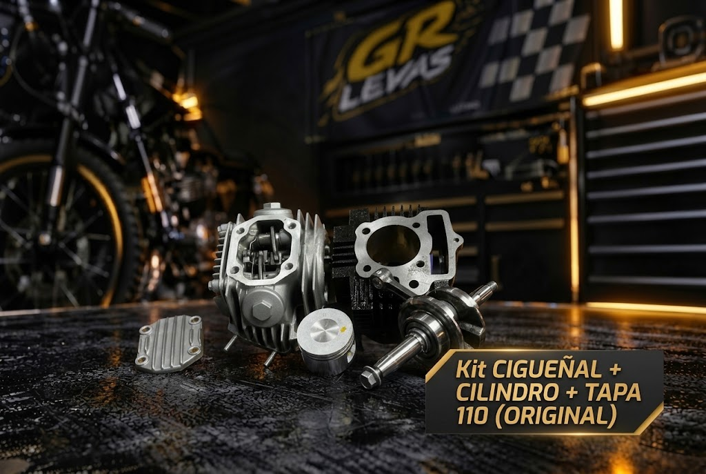 Kit CIGUEÑAL + CILINDRO + TAPA 110 (ORIGINAL)